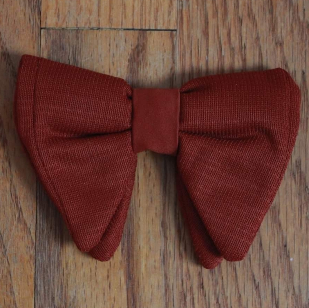 Vintage Handmade Unisex Clip-On Bow Tie